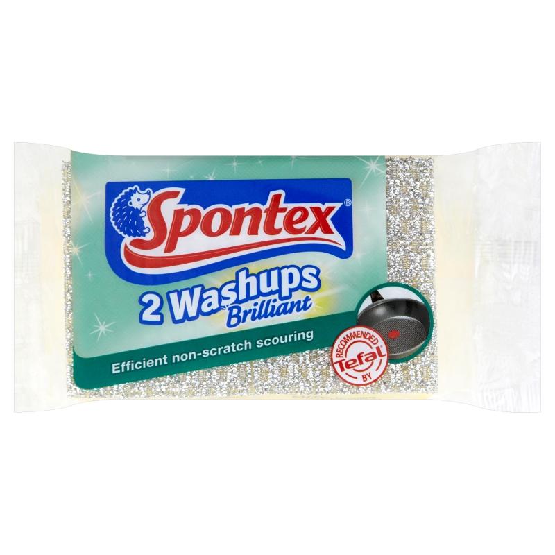 Washups Brilliant Sponge Scourers - Spontex