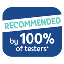 Recommended by 100% Of Testers