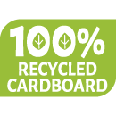 100 Percent Recycled Cardboard