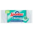 Washups Non Scratch Sponge Scourers 3 Pack - Spontex