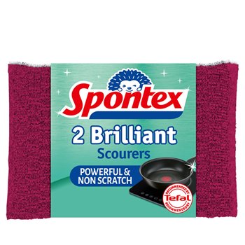 Brilliant Scourer Pad 2 Pack