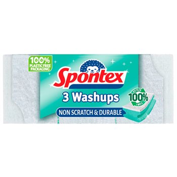 Washups Non Scratch Sponge Scourers 3 Pack